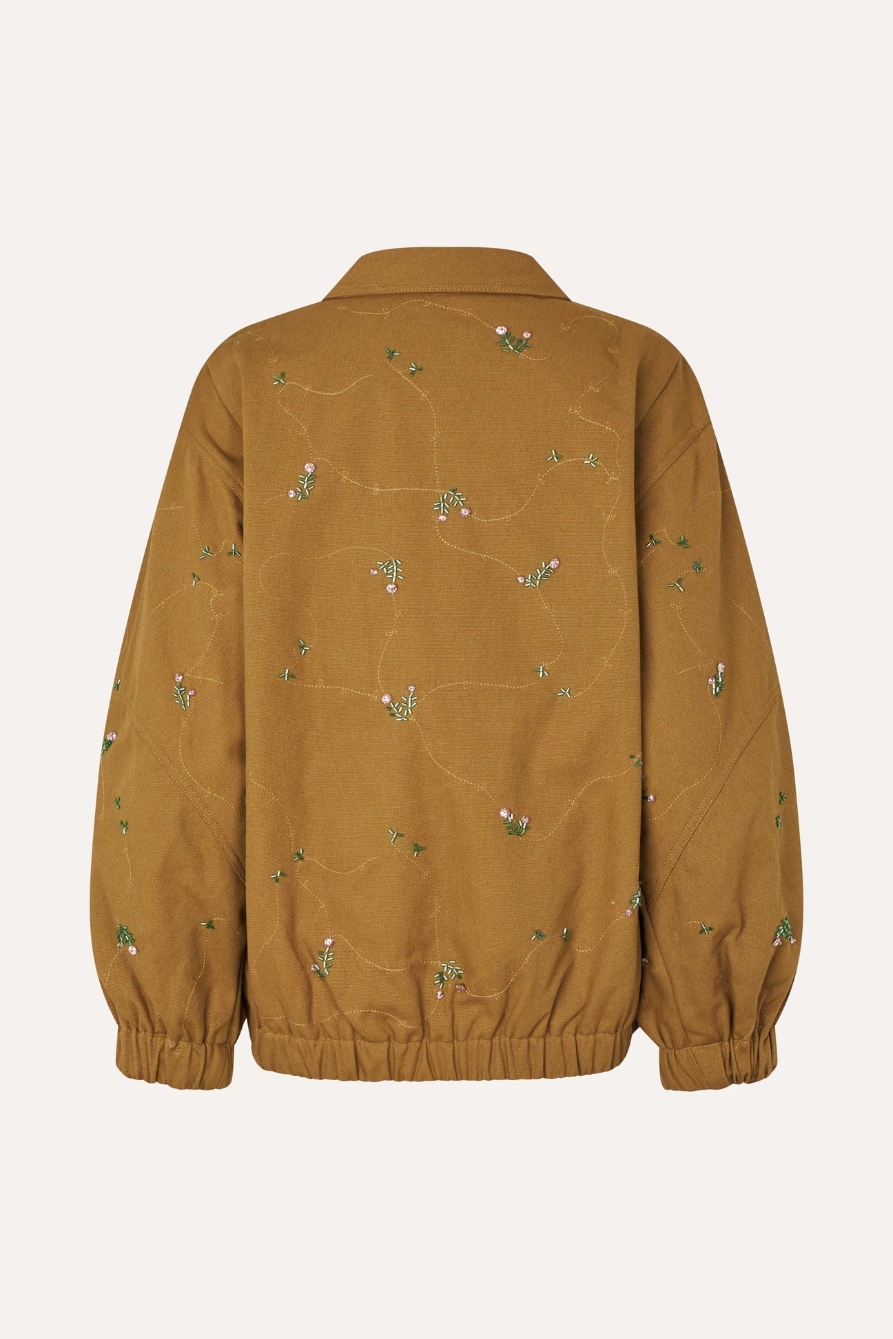 Oversized Utility Workwear Jacket - Wild Flower Beads